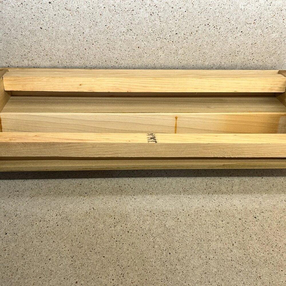 Custom Handmade 2-Tier Riser Display Stand - Spice Rack / Organizer - Solid Wood - Picture 2 of 5